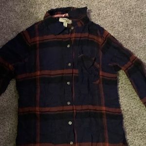 Red and blue flannel from Triple 5, size L